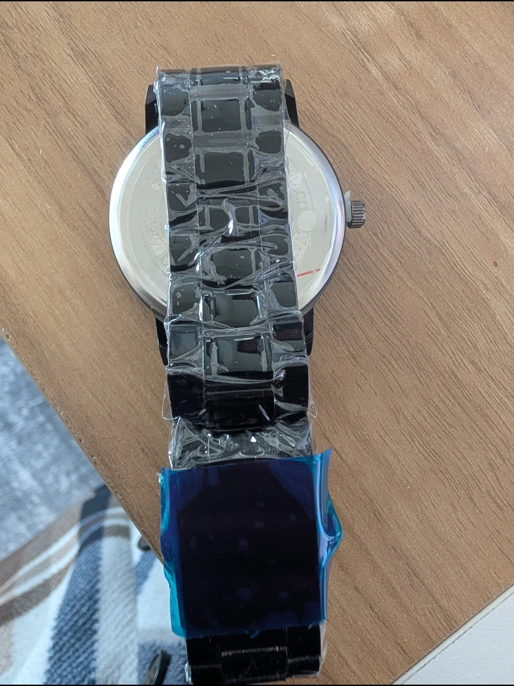 Men's Black and Yellow Fashion Wristwatch - Unbranded